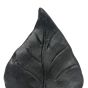 Matte Black Realistic Leaf Cabinet Knob