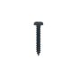 Black 1" x 8 Slotted Pyramid Head Wood Screw, Box 100