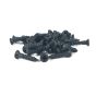 Black 5/8" x 5 Oval Head Screw, Box 100