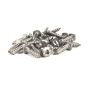 Stainless 5/8" x 7 Pyramid Head Wood Screw, Box 100