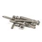 Stainless 1-3/4" x 12 Pyramid Head Wood Screw, Box 100