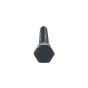 Black Stainless 4" x 3/8 Hex Head Lag Screw, Box 25