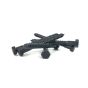 Black Stainless 4" x 3/8 Hex Head Lag Screw, Box 25