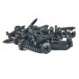 Black Stainless 3/4" x 8 Pyramid Head Wood Screw