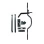 Forged Heart Thumb Latch Set