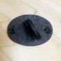 Bean Privacy Bolt, Rough, 2-3/8" Backset 