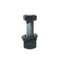 Black End Stop Alternate Location Bolt with Washers & Nut