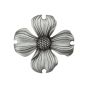 Antique Pewter Dogwood Cabinet Knob