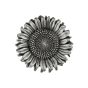 Antique Pewter Sunflower Cabinet Knob