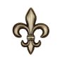 Antique Brass Fleur-De-Lis Cabinet Knob