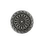 Antique Pewter Lace Circle Cabinet Knob