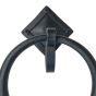 Heart Door Pull For Predilled Door, Black