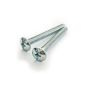 #8-32 x 1-1/2" Combo Slot Truss Head Machine Screw, Zinc Plated
