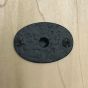 Bean Privacy Bolt, Rough, 2-3/8" Backset 