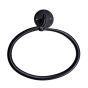 Black Stainless Steel Towel Ring