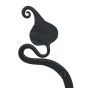 Hand Forged Leaf Towel Ring
