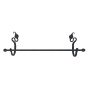 Forged Leaf 16" Fancy Towel Bar