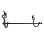 Forged Leaf 16" Fancy Towel Bar