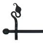 Forged Leaf 16" Fancy Towel Bar