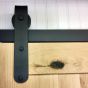 Round End Barn Door Hardware Kit, Smooth