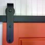 Round End Barn Door Hardware Kit, Smooth