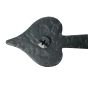 8-3/4" Decorative Rough Heart Strap