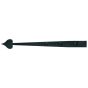 Forged Heart Door Pull with Thumb Piece