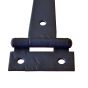 6" Bean Cabinet Strap Hinge, Flush, Pair, Rough