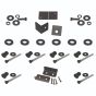 Round End Barn Door Hardware Kit, Smooth