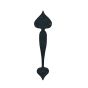 Light Weight Rough Heart Door Pull
