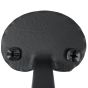 Heavy Duty Cast Small Bean Door Pull, Black