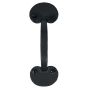 Heavy Duty Cast Small Bean Door Pull, Black