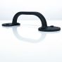 Heavy Duty Cast Large Bean Door Pull, Black