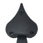 Heart Door Pull For Predilled Door, Black