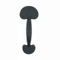 Cast Large Bean Door Pull