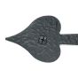 22-1/4" Decorative Heart Strap, Aluminum
