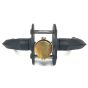 2-3/8" Backset Double Lever with Round Rose Passage Set