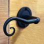 Double Scroll Lever with Round Rose Passage Set