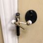 Hinge mounted door stop