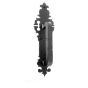 Small Handle & Plate Warwick Door Pull