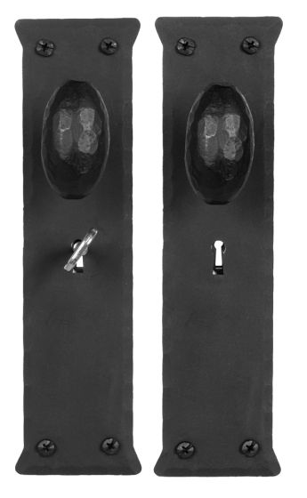 Double Knob Mortise Skeleton Key Lock Set