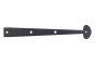 14 1/2" Decorative Rough Bean Gate Strap with Carriage Bolts