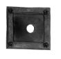 Iron Art Square Rose Passage, Black