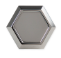 Hex Passage Knob, with Rose or Escutcheon, Tubular