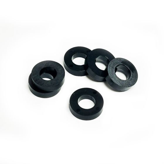 Black Nylon Washer, 0.50" x 0.257" x 0.125"