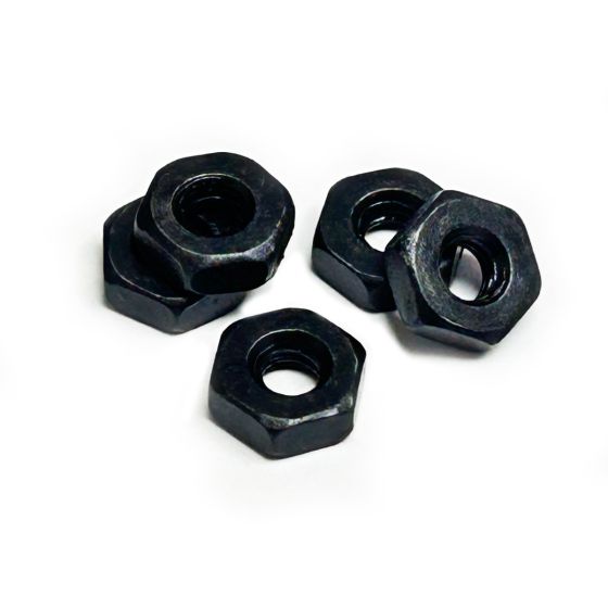 8-32 Hex Nuts, Black
