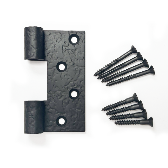 Half Surface Butt Kit for Heavy Rough Straps, Black