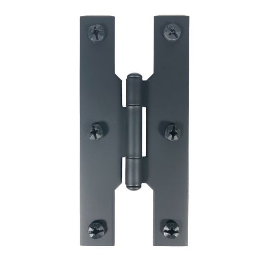 4" Smooth Door H Hinge, Pair