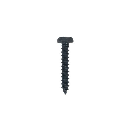 Black 1" x 8 Slotted Pyramid Head Wood Screw, Box 100