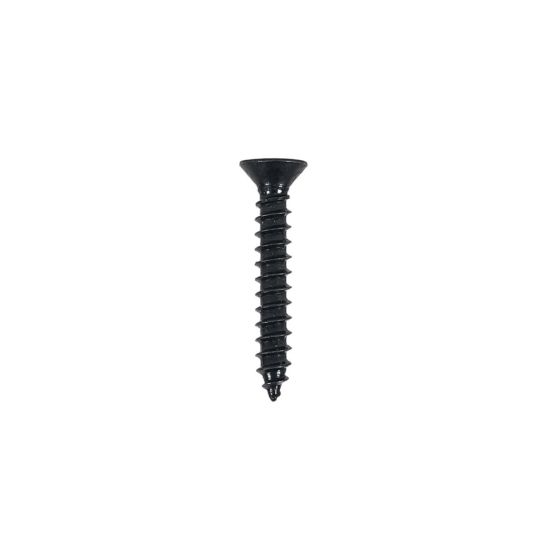Black Stainless 1" X 7 Flat Head Wood Screw, Box 50